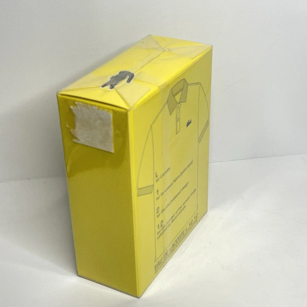 Eau De Lacoste L.12.12 Jaune Optimistic 5.9 oz/ 175 ml EDT Spray NEW & SEALED